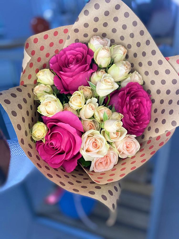 Букет ласковый взгляд в Обшаровка Букет цветов из: Розы в Обшаровка