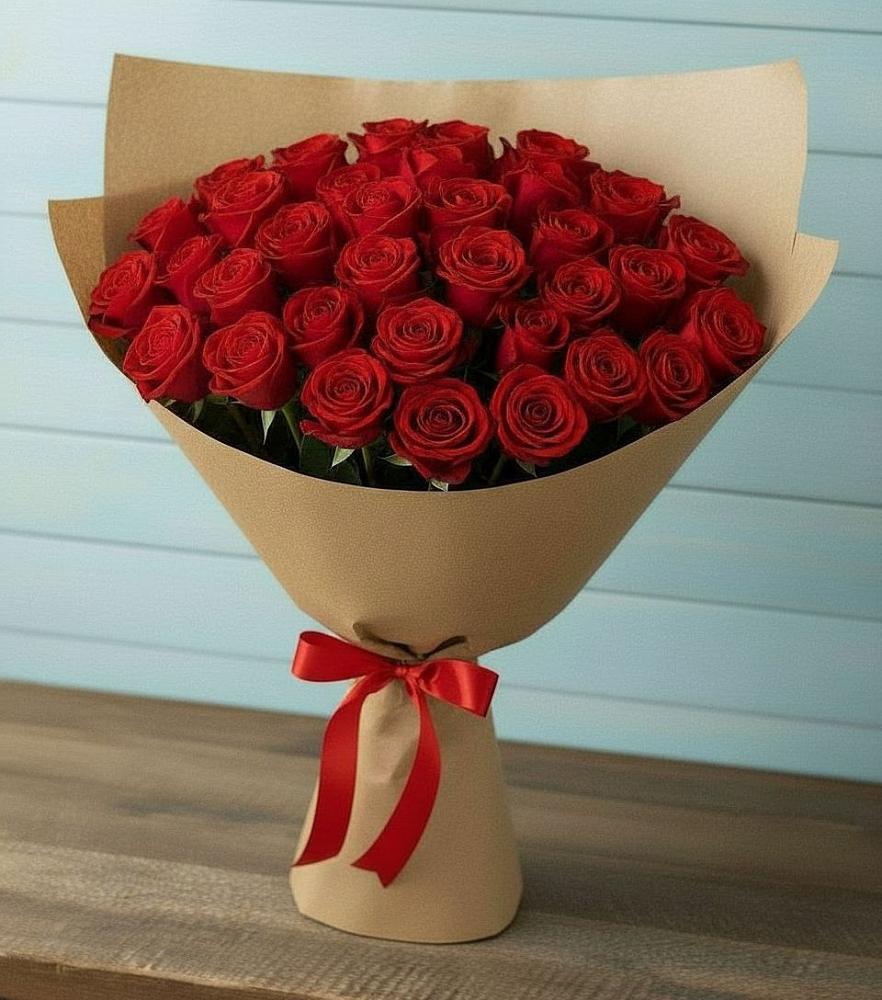 Красные розы Милано в Обшаровка Букет Красные розы Милано в Обшаровка