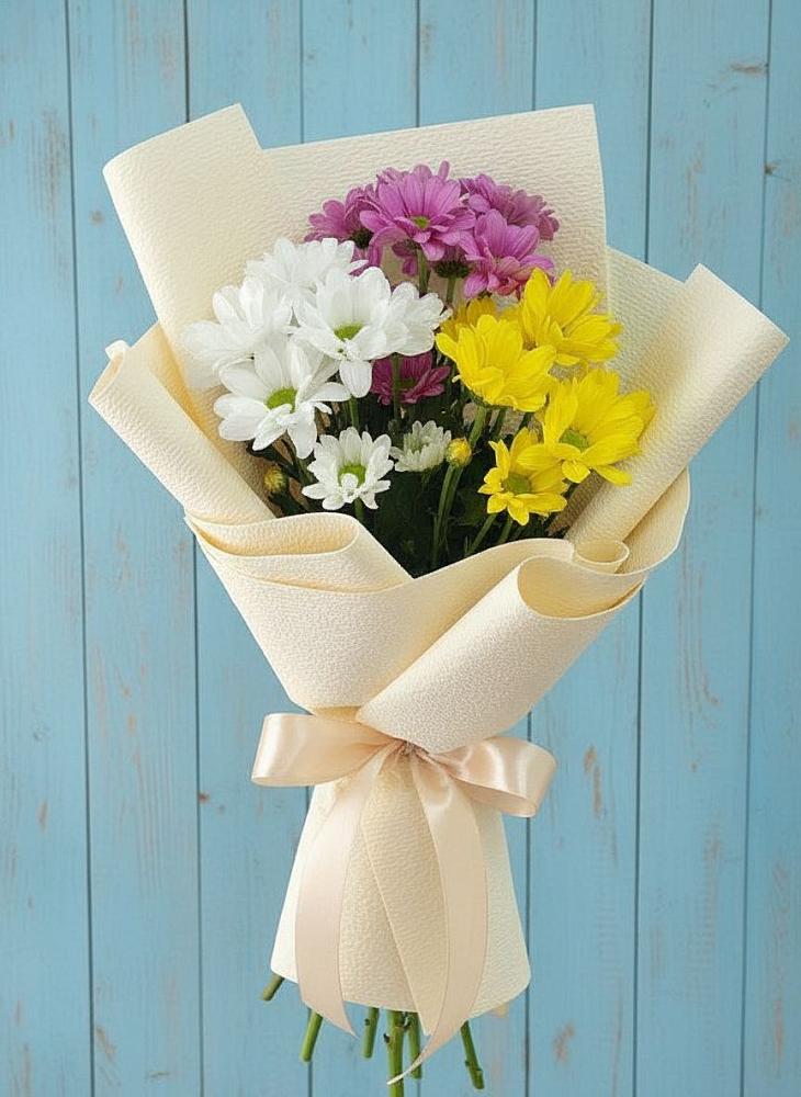 Букет школьные годы в Обшаровка Букет цветов из: Хризантемы в Обшаровка
