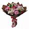 Букет Розовое очарование в Обшаровка Букет цветов из: Хризантемы, Альстромерии и Розы в Обшаровка